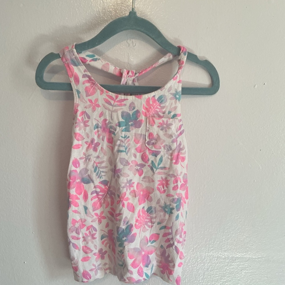 OshKosh B'gosh Pink Floral Tank Top